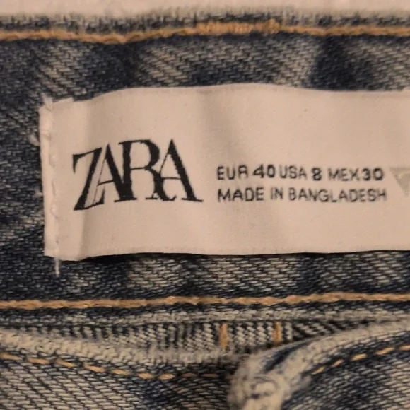 Zara Blue Relaxed Jeans for Effortless Style - Picture 3 of 5
